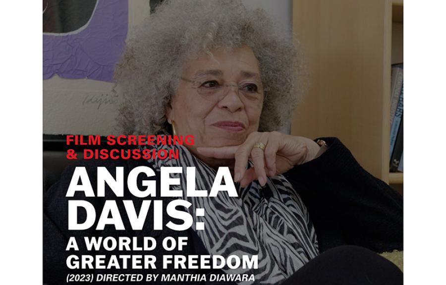 angela davis film poster 