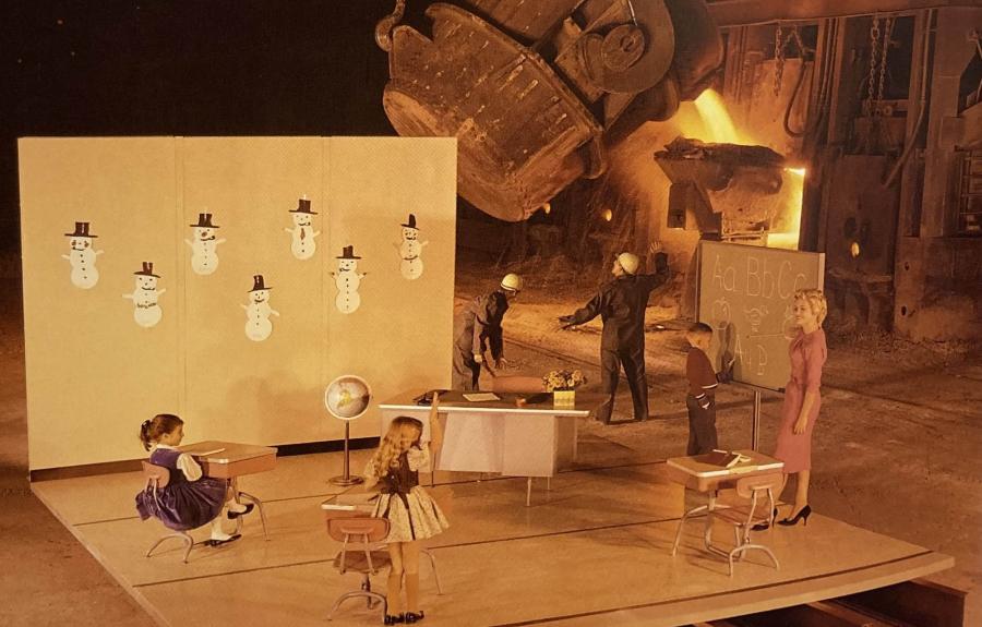 Arthur d'Arazien, Schoolroom in an Open Hearth, Jones & Laughlin Steel Corp. (1962)