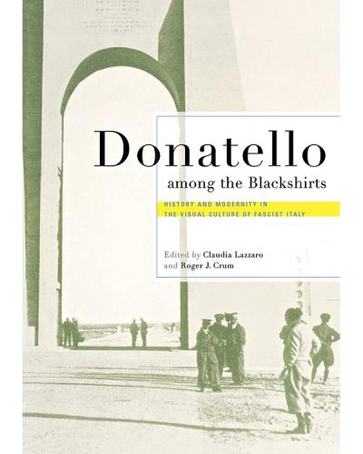 Donatello book cover, with vintage photograph