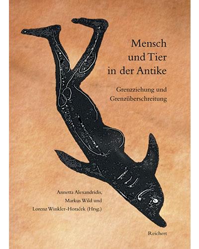 Mensch und Tier in der Antike book cover, shark/ dolphin form with human legs