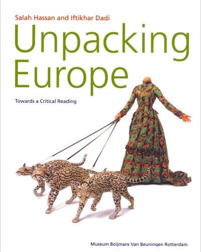 Book Cover, Unpacking, woman's body with wild cats on leashes