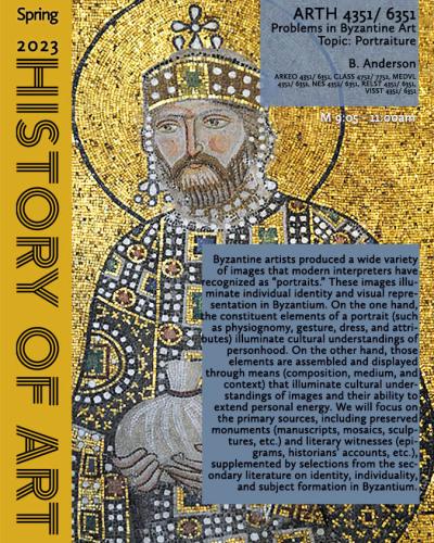 class poster, all text in body of article, image man with crown in golden mosaic, Hagia Sophia, Istanbul