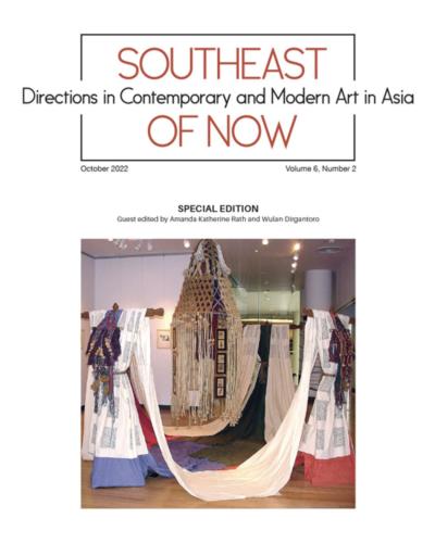 Southeast Now Directions in Contemporary and Modern Art in Asia cover with fabric art image