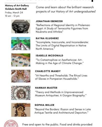 Flyer announcing 2023 Honors thesis workshop