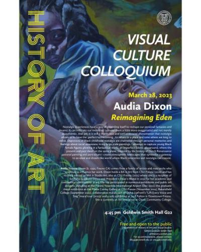 March 28 Visual Culture Coloquium Poster 