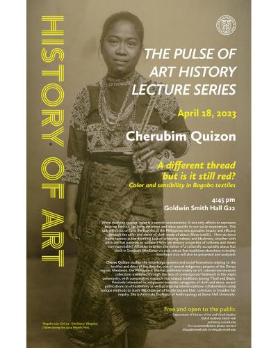 Poster for the Pulse talk with Cherubim Quizon