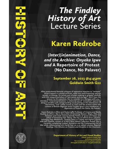 Karen Redrobe Talk Poster 9/26/2023