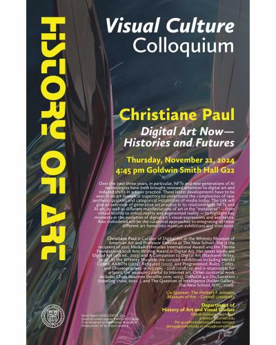 Christiane Paul Talk Poster 