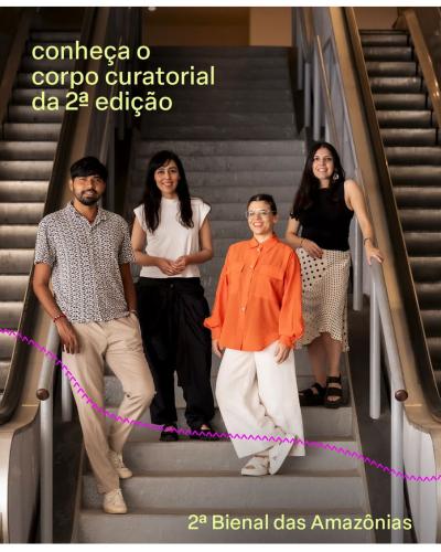 Sara Garzon PhD ’22 is associate curator for the second Bienal das Amazônias 2025 The Bienal das Amazônias is based in Belém, Brazil, and its second edition runs from Aug 29 to Dec 21, 2025. Titled Verde-Distância, it took inspiration from Benedicto Monteiro’s novel Verde Vagamundo (1972), which conjures the Amazon as multiplicity, resisting reduction to a single, fixed image. This edition pushed beyond national frameworks, proposing the Amazon as a relational field that unfolds across borders, biomes, and 