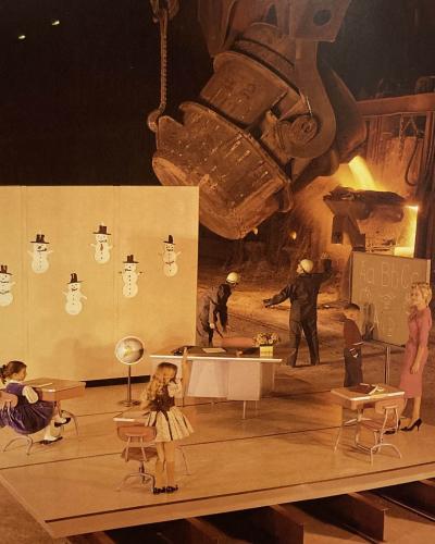 Arthur d'Arazien, Schoolroom in an Open Hearth, Jones & Laughlin Steel Corp. (1962)