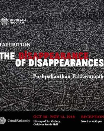 The Disappearance of Disappearances Pushapakanthan Pakkiyarajah