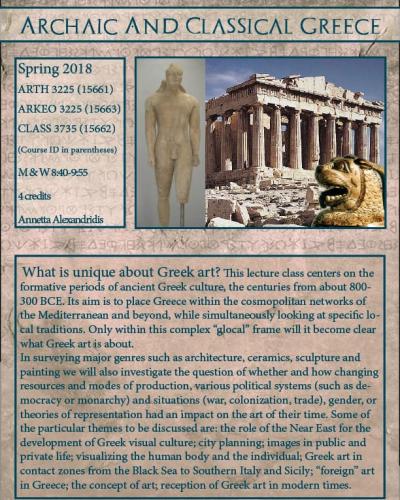 ARTH 3225 Archaic and Classical Greece