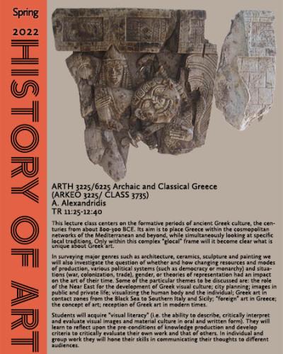 poster for ARTH 3225, all text in body of article